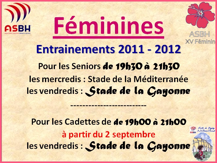 2011-2012 - Entrainements Féminines.jpg